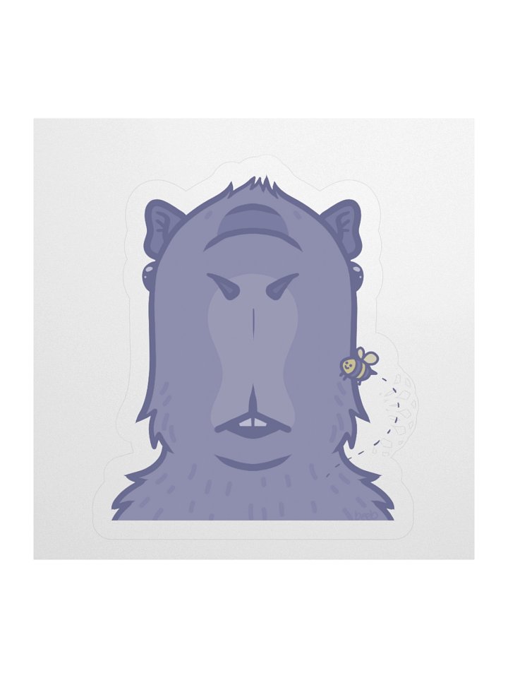 Bee the Capybara Sticker product image (3)