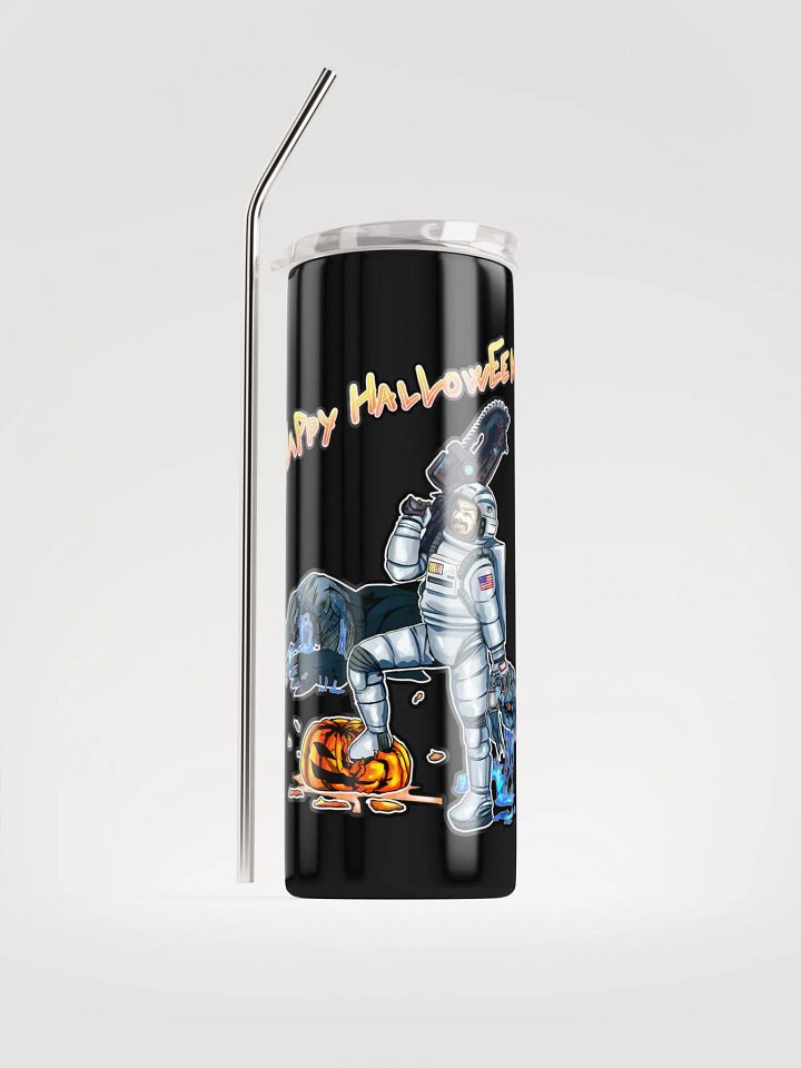 BeEasyBeez Halloween Tumbler w/ Metal Straw product image (2)