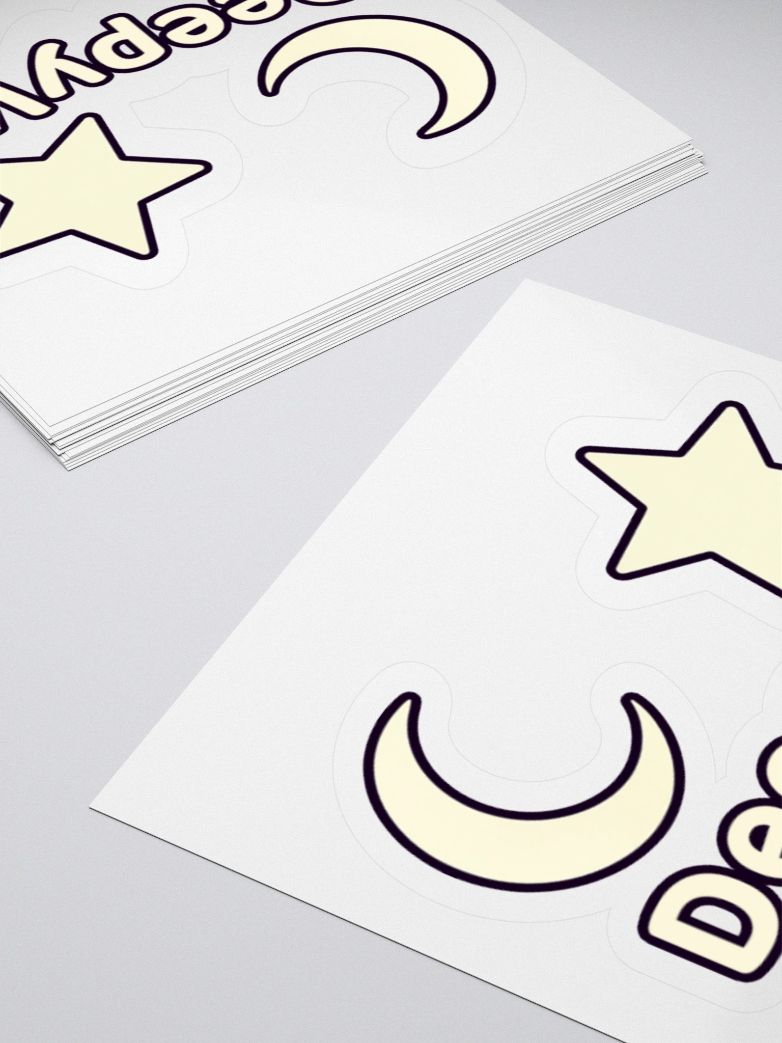 Yellow DeepyVA Stickers product image (4)