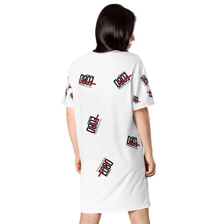 OBOE Red and Black T-Shirt Dress product image (2)