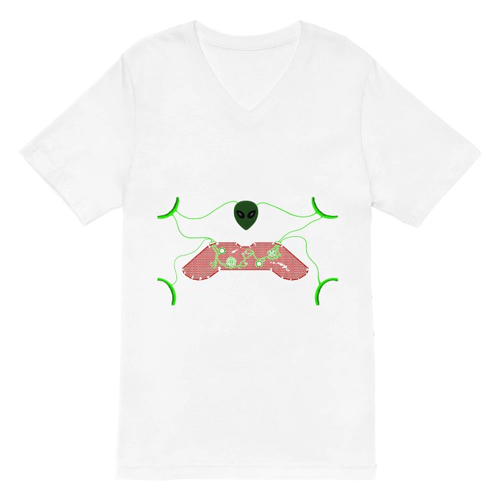 Galactic Alien V-Neck Tee product image (2)