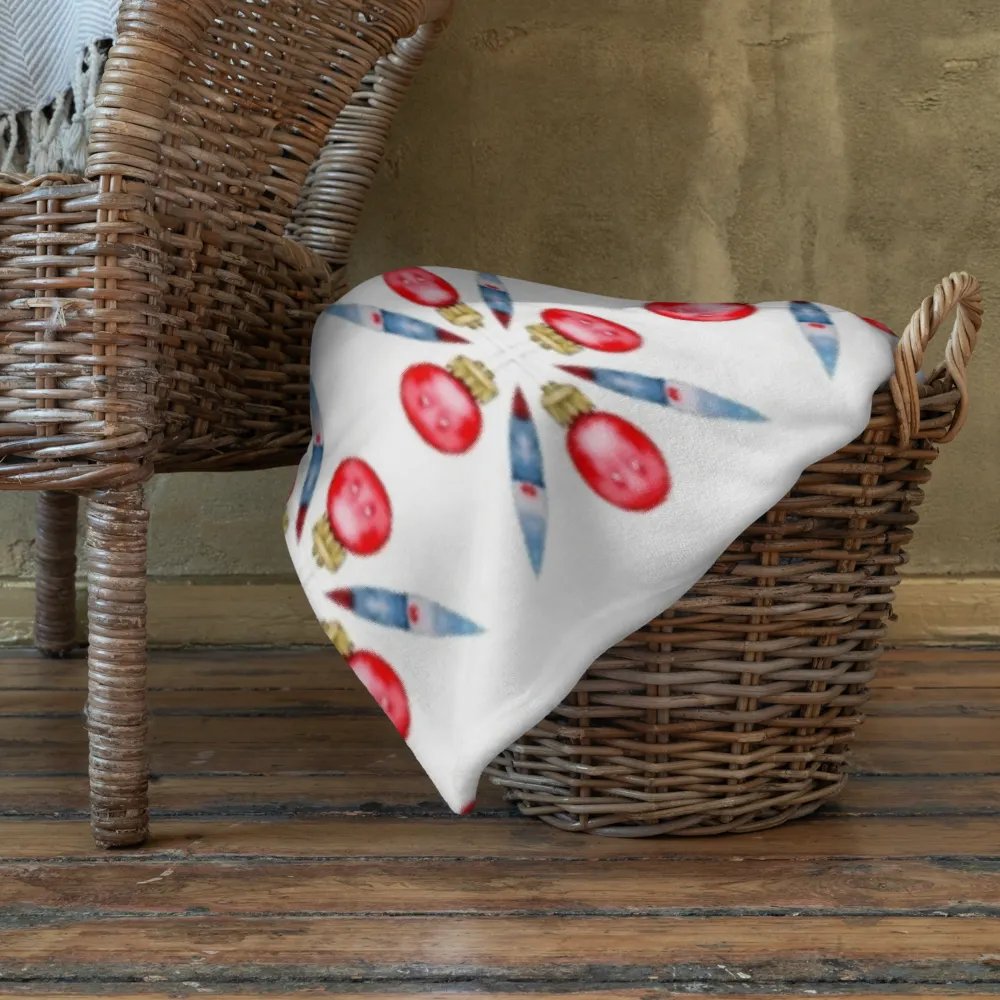 Festive Bauble Throw Blanket product image (11)
