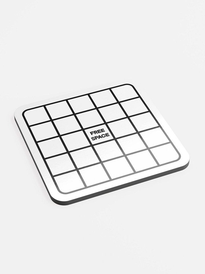 Glossed Cork Blank Card Coaster product image (2)