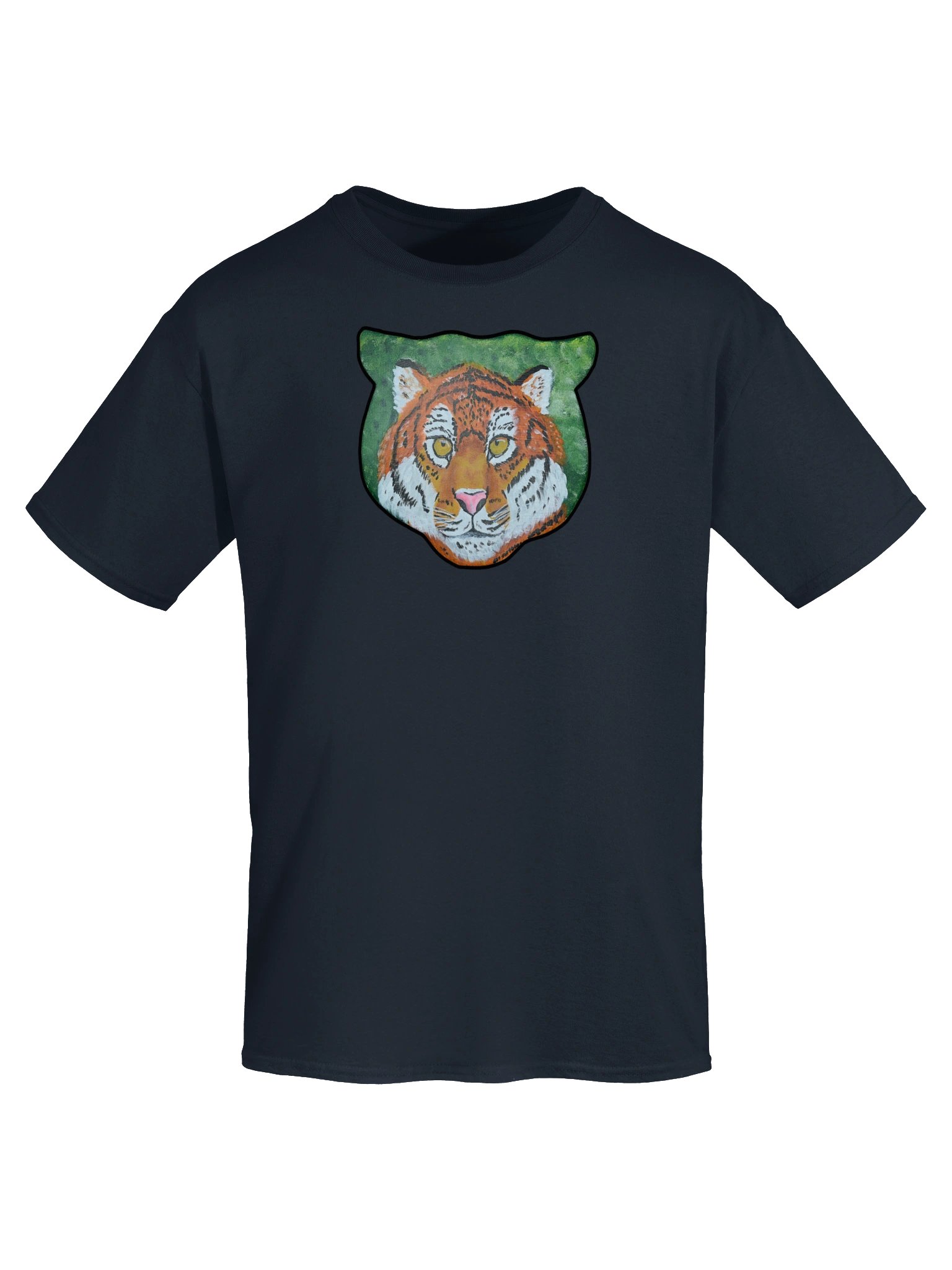 Tiger Portrait Painting Print - Gildan Tee product image (45)