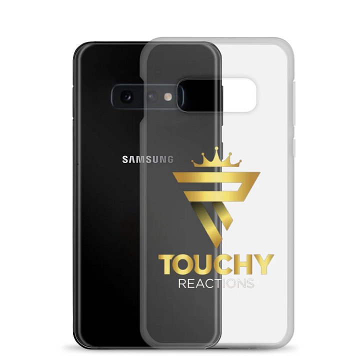Touchy Reactions Logo Samsung Clear Phone Case product image (2)