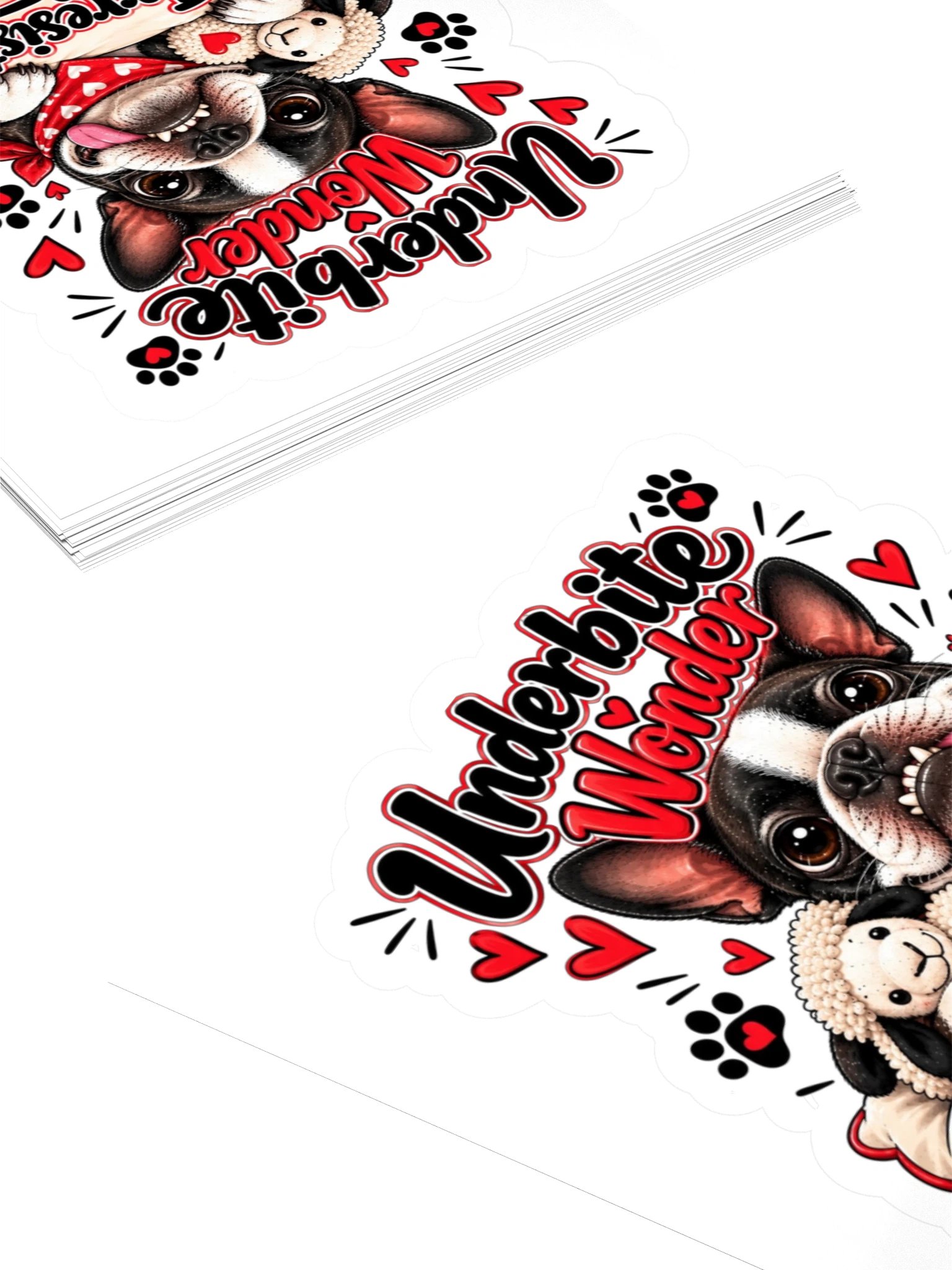 Underbite Wonder Kiss-Cut Sticker product image (4)