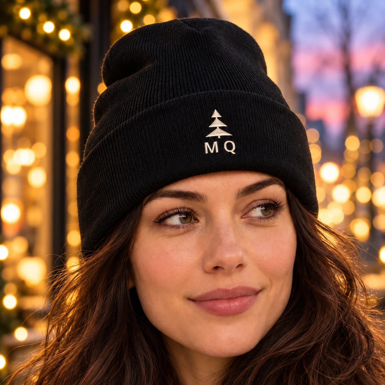 FIR POINT — Embroidered Beanie product image (1)