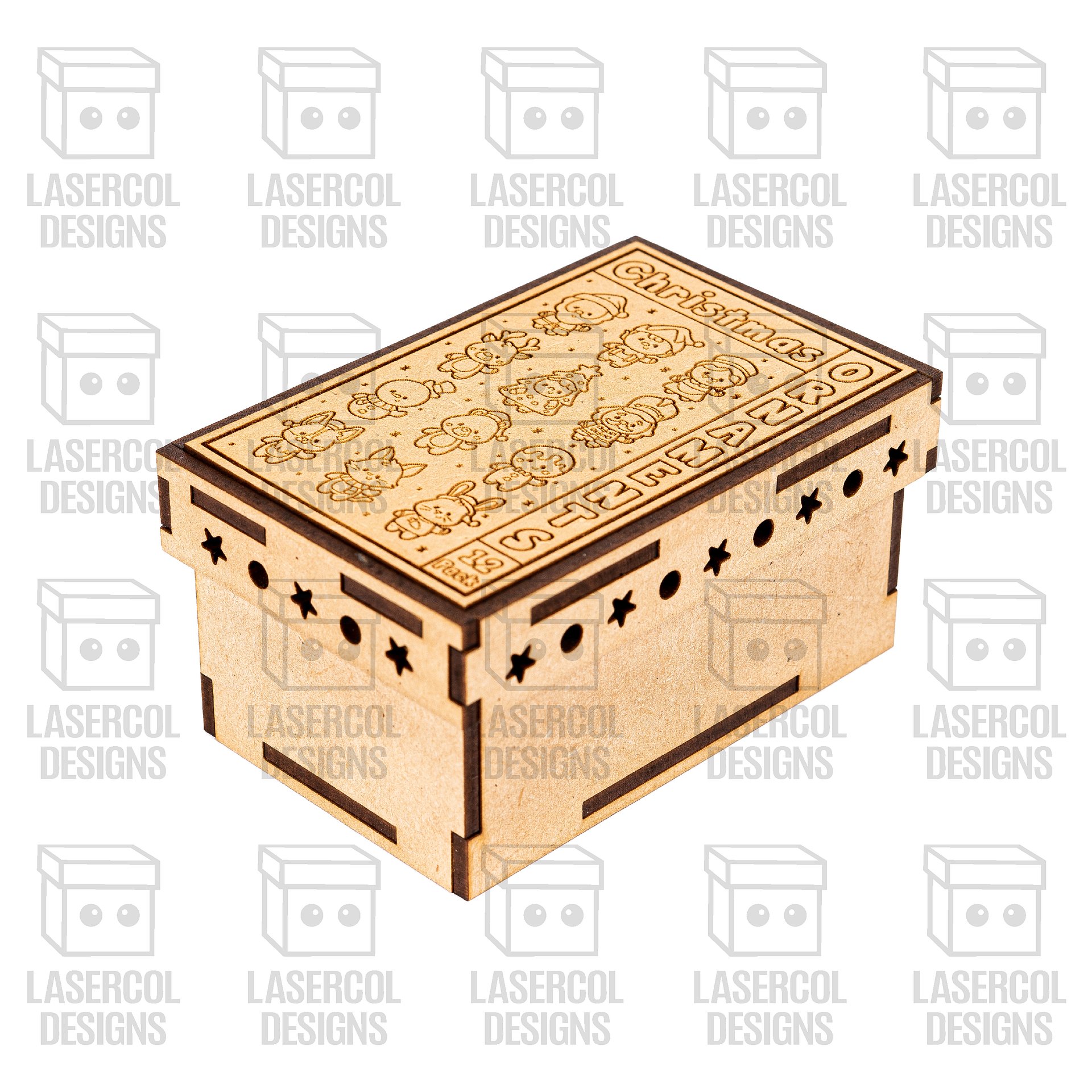 Ornaments Box - Laser Cut Files Christmas product image (8)