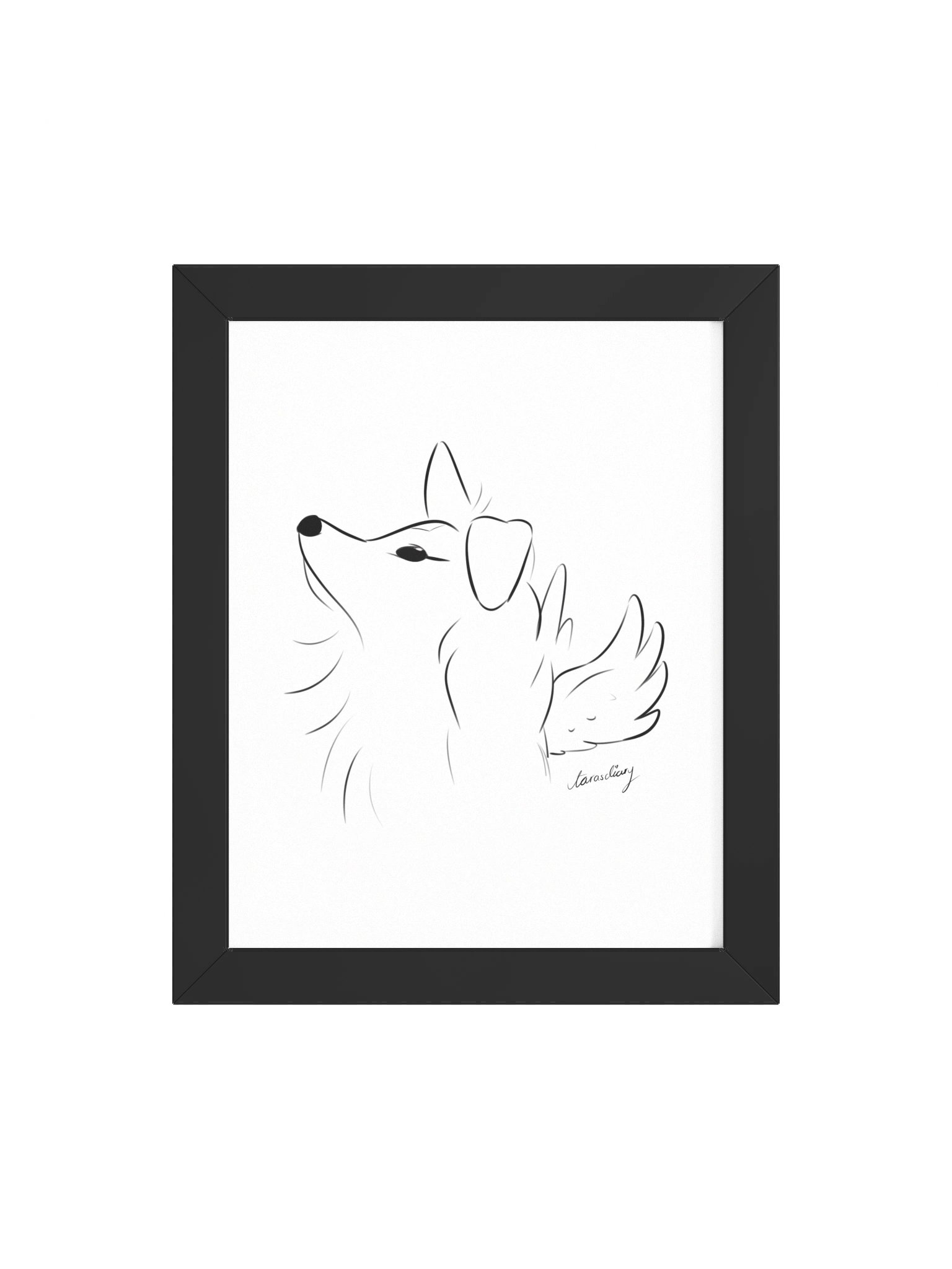 The Angel Sheltie - Framed Print product image (7)