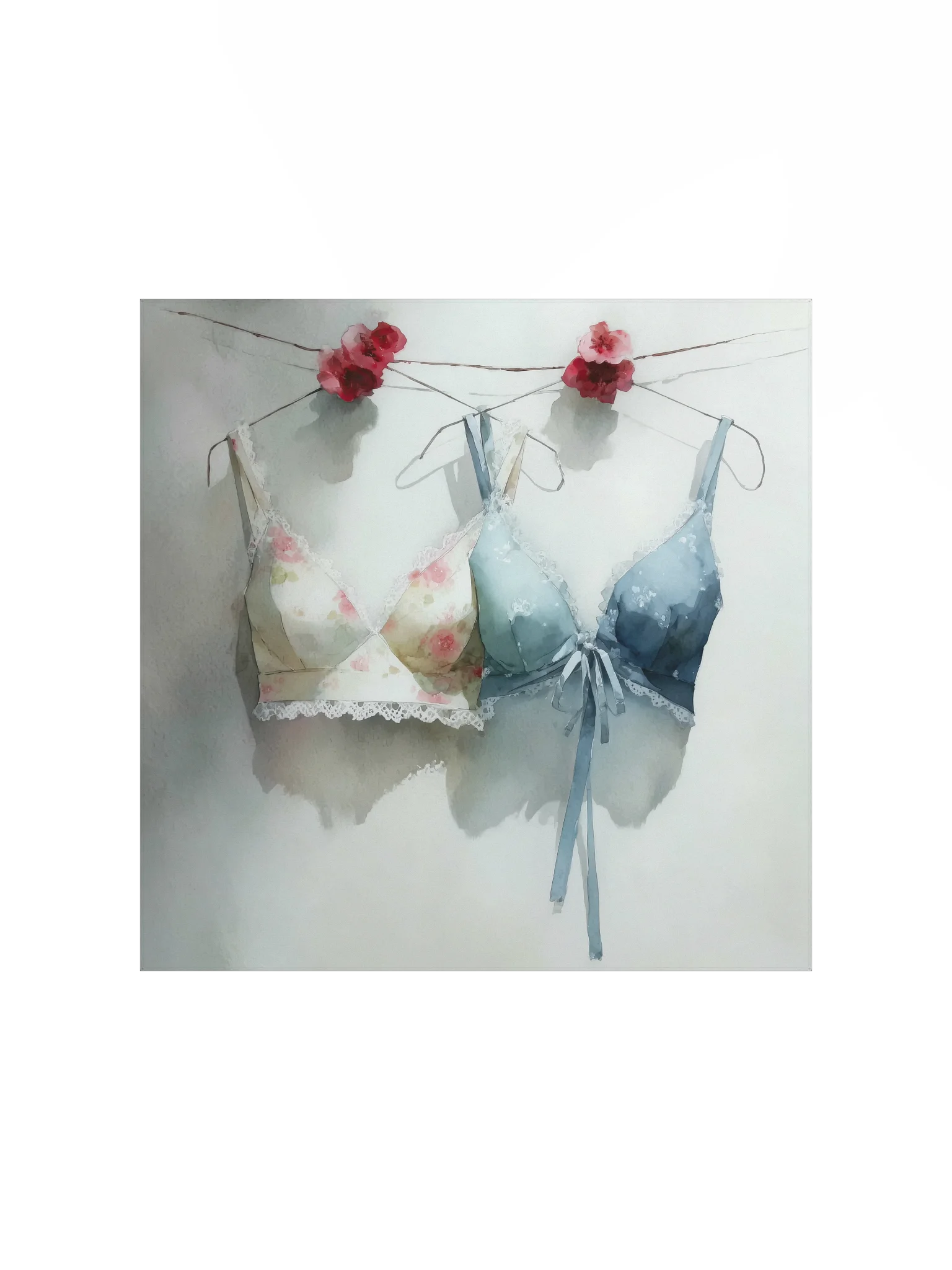 Powder Blue: Lace Bralettes product image (1)