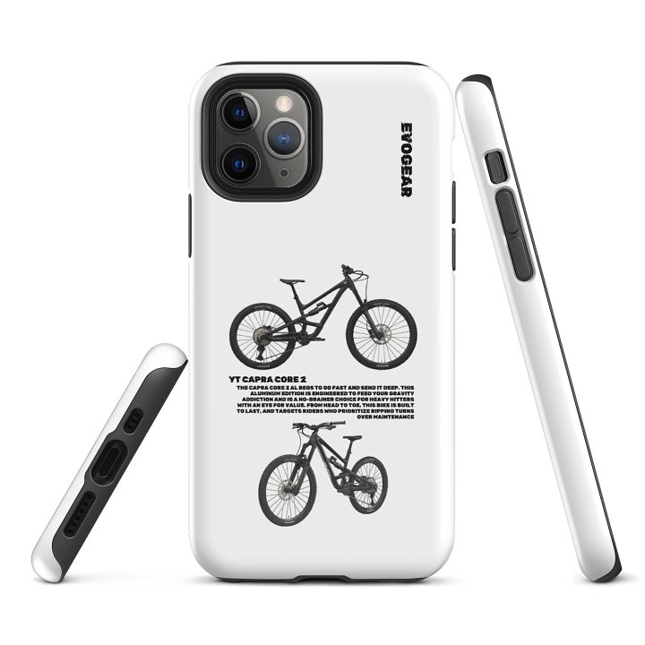 White YT Capra Core 2 iPhone Case product image (3)