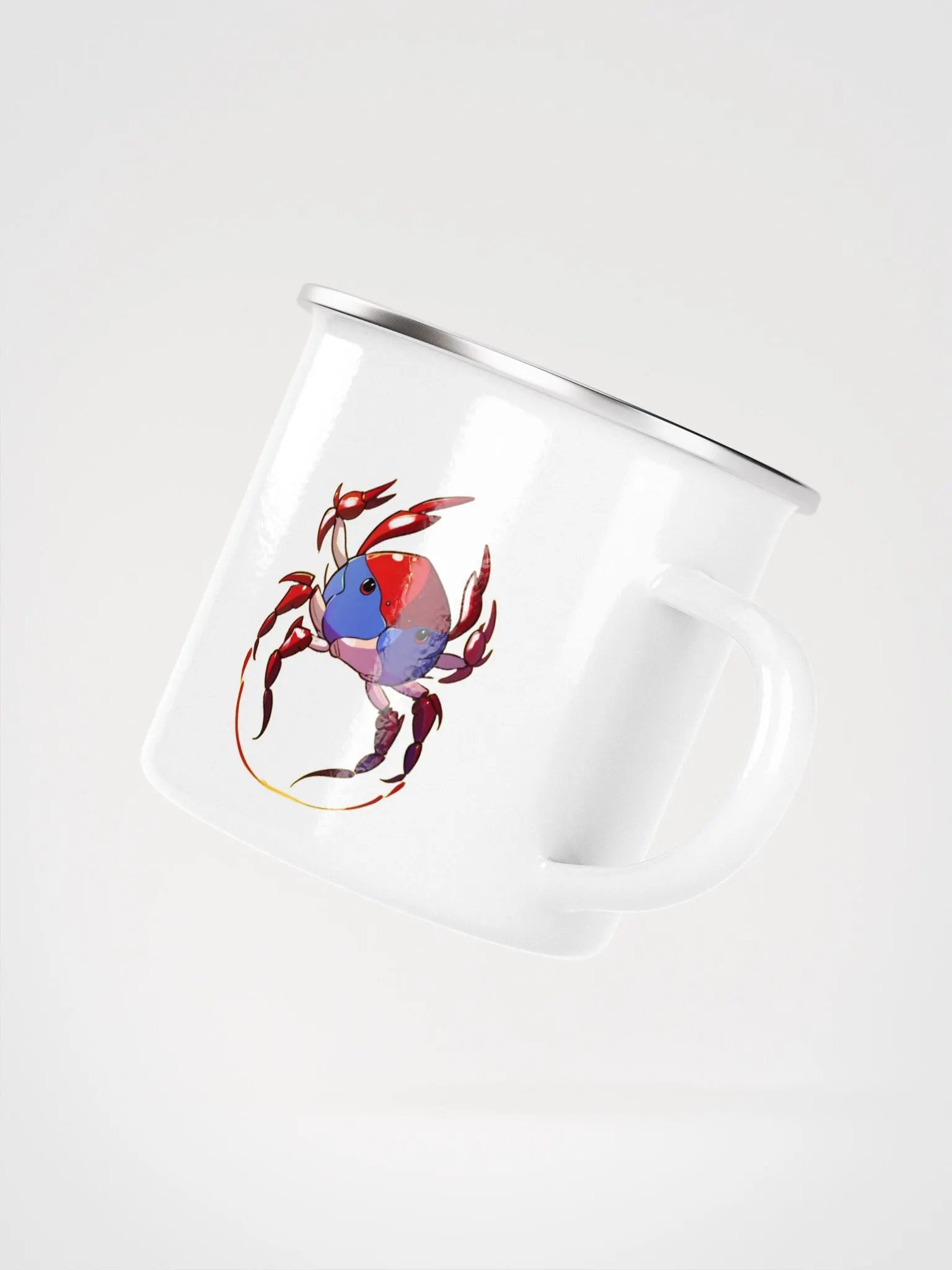 Playful Crustacean Enamel Mug product image (3)