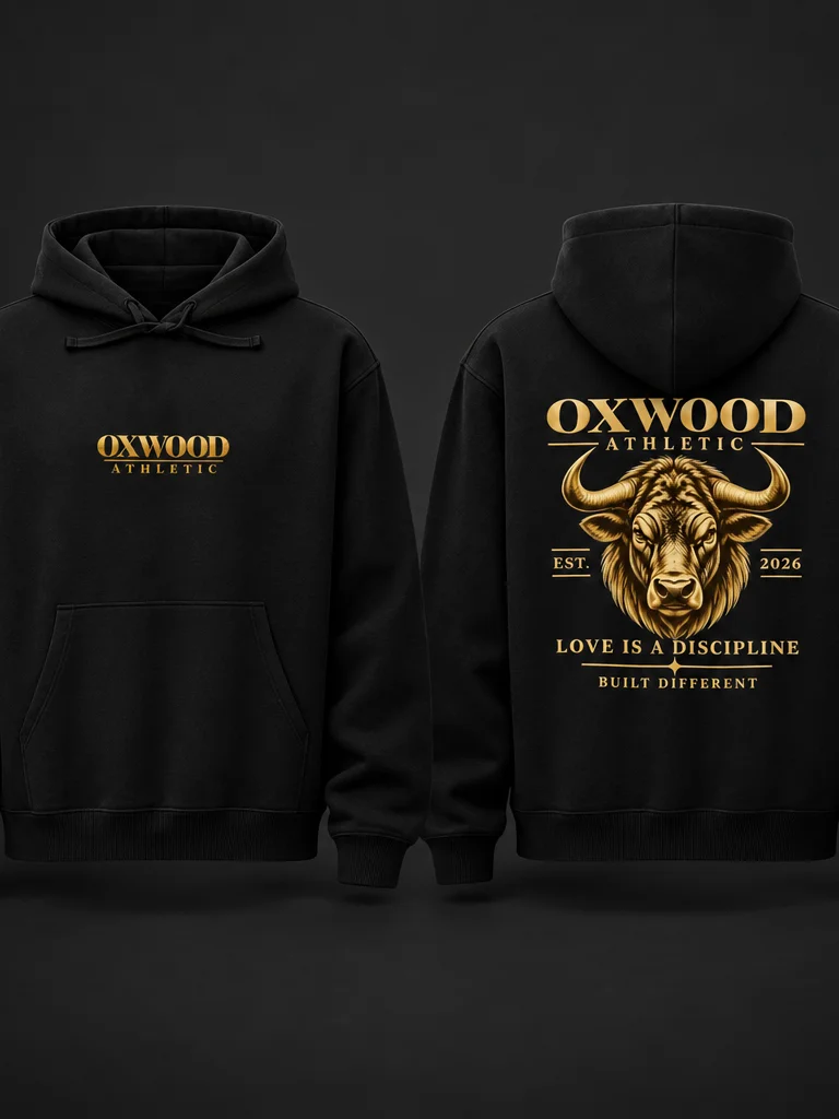 OXWOOD Athletic “Built Different” Heavyweight Hoodie product image (2)
