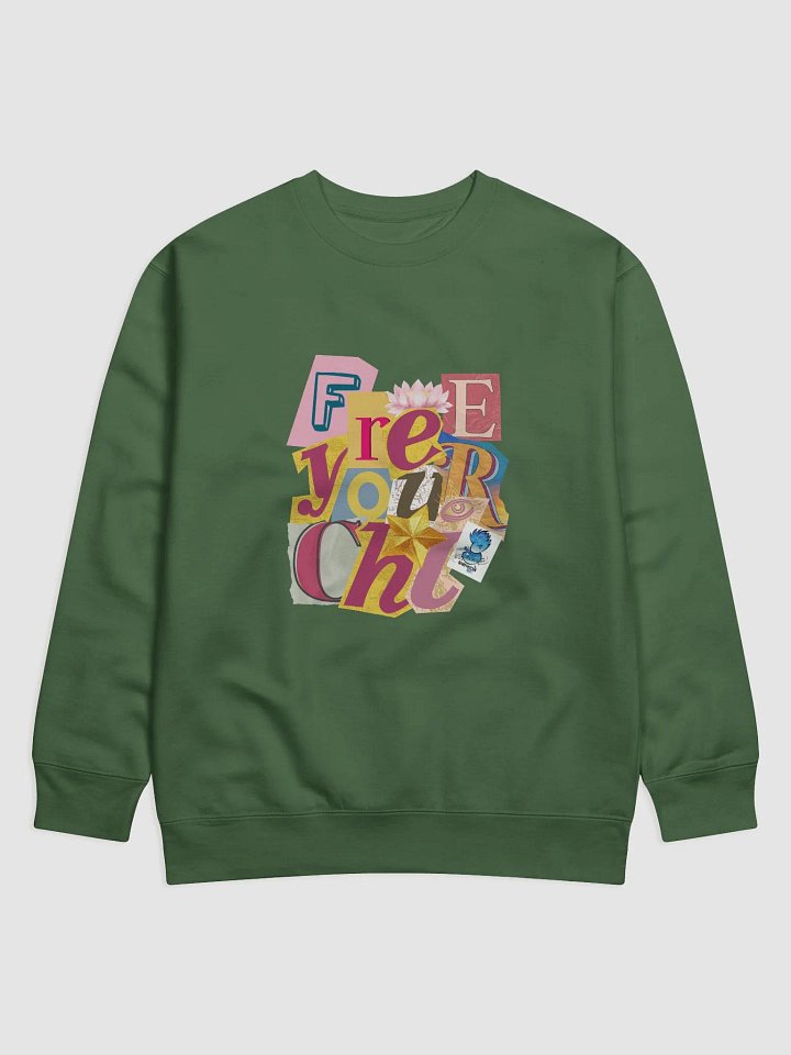 Free Your Chi Mixed-Media Sweatshirt product image (1)