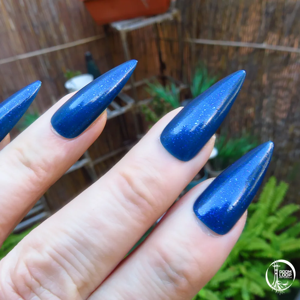OPACITY OF DESIRE - Shimmering Blue Translucent Jelly Nail Polish product image (2)