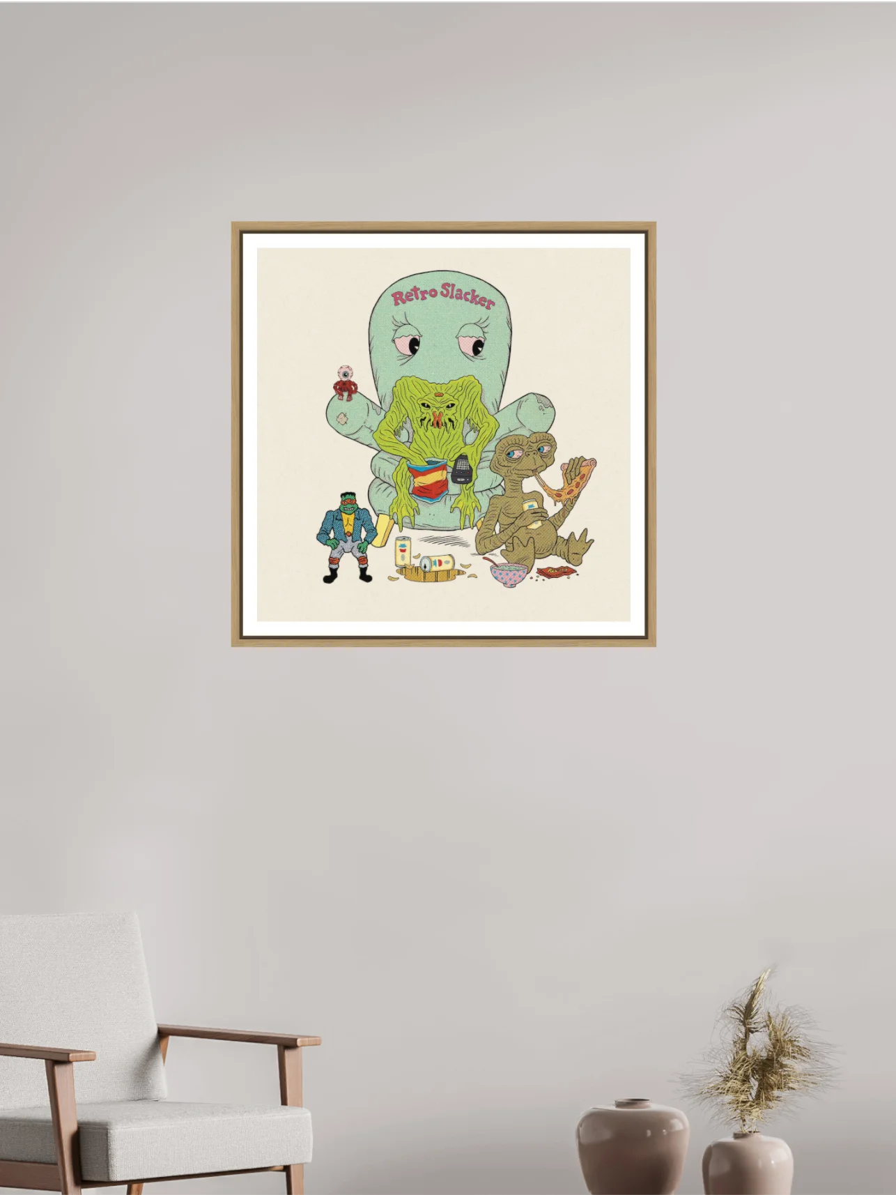 Retro Slacker Creatures Print product image (3)