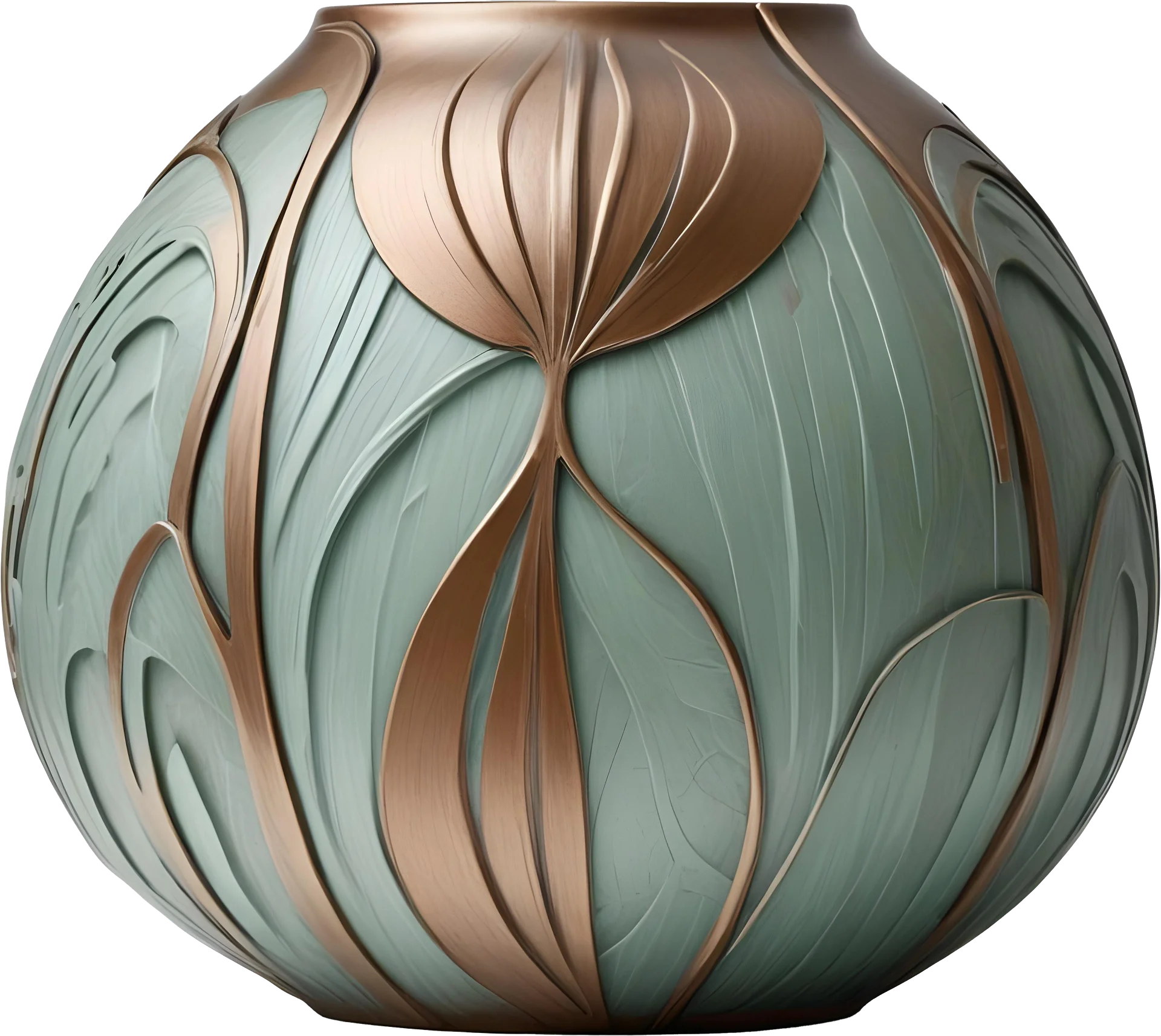 Gatsby Grace – Art Deco Ceramic Pot PNG product image (1)