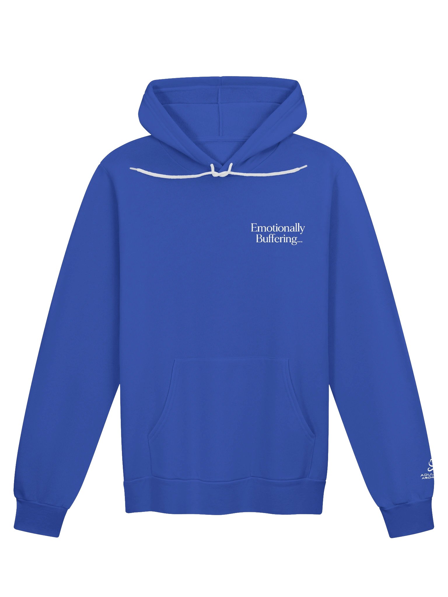“Emotionally Buffering...” — Bella+Canvas Supersoft Hoodie product image (2)