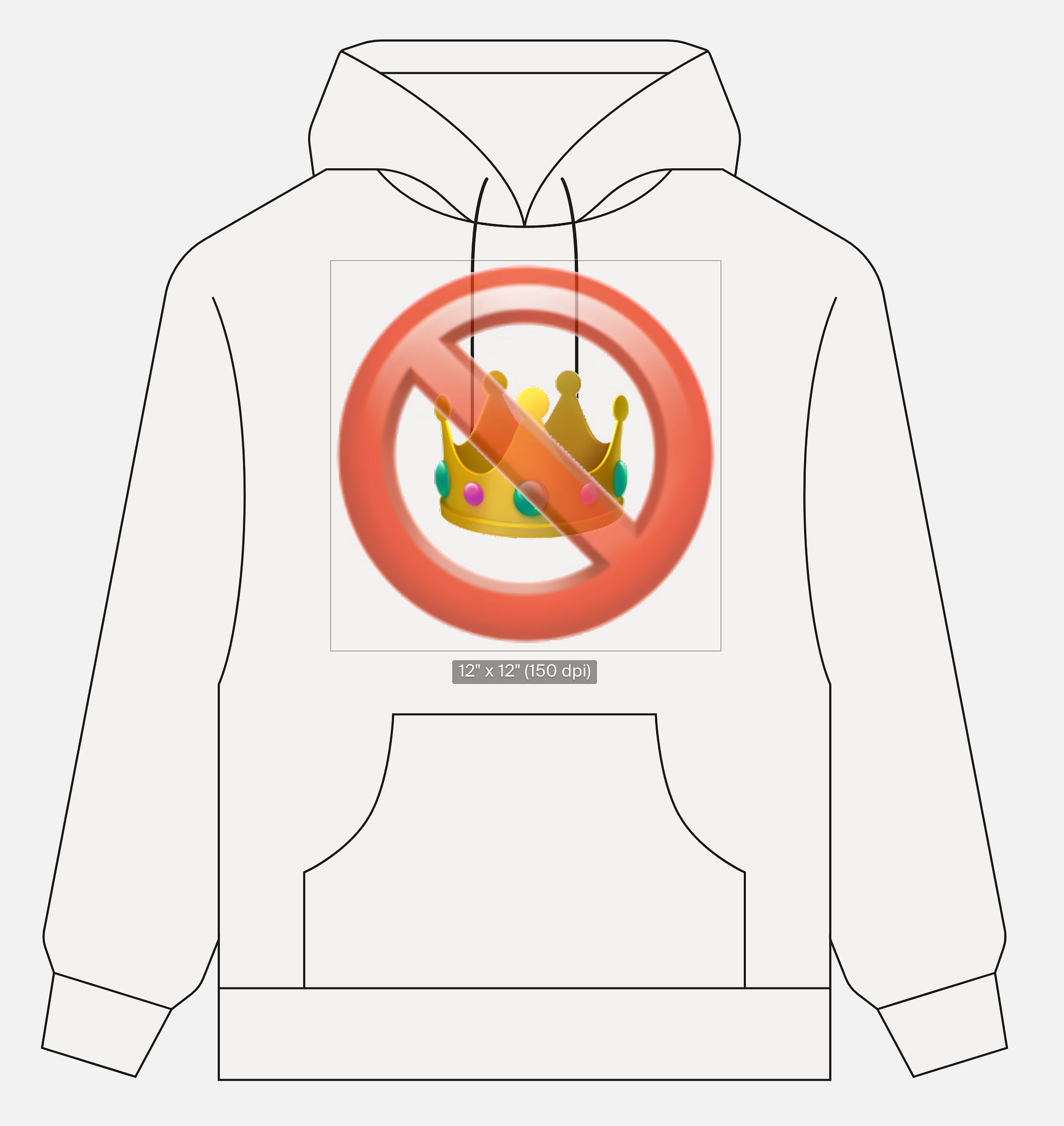 NO KINGS Hoodie product image (5)