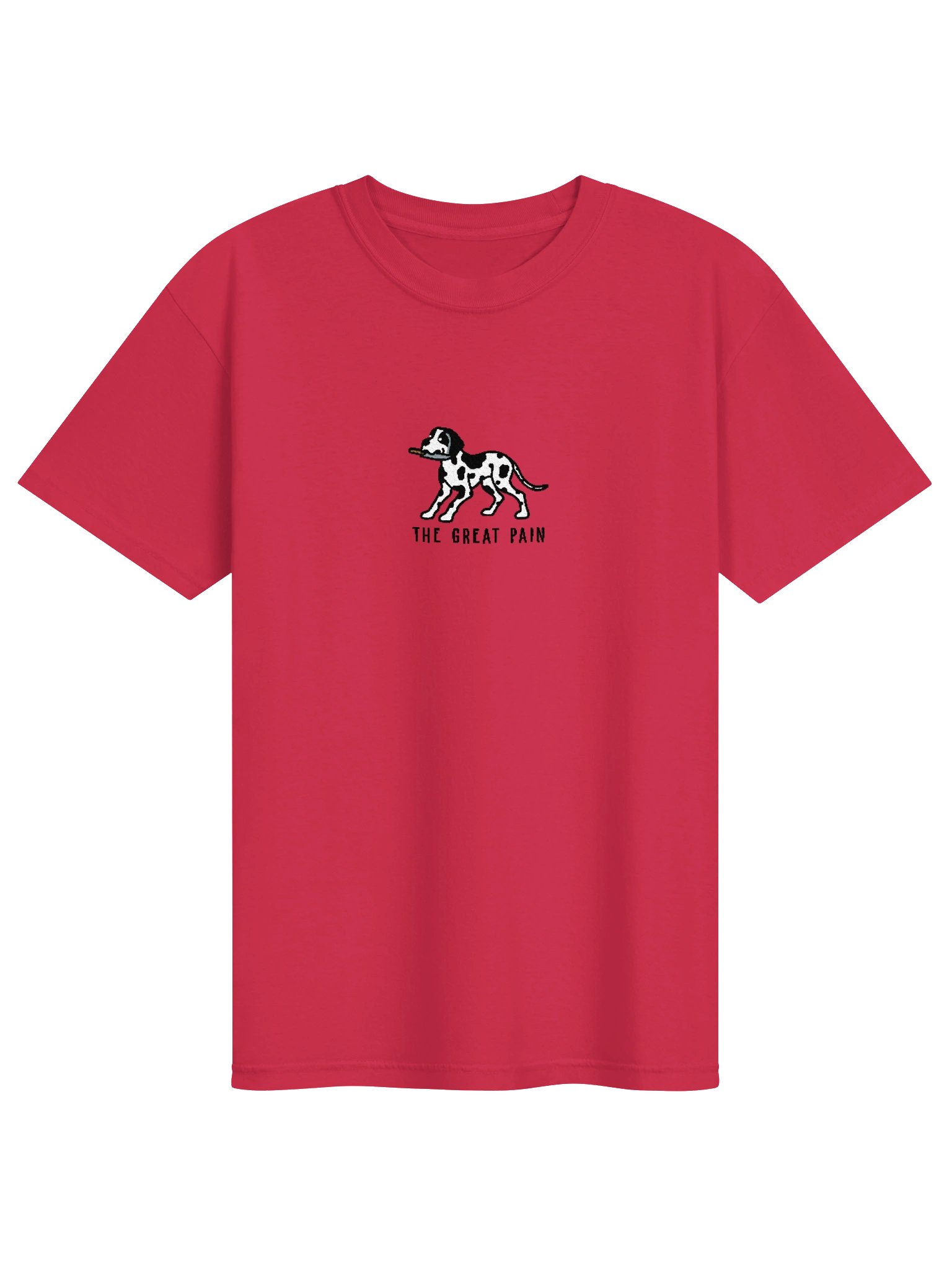 The Great Pain Funny Chibi-Style Embroidered T-Shirt for Great Dane(Harlequin) Owners product image (19)