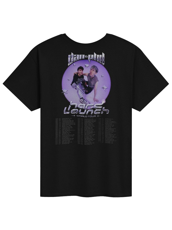 Dan And Phil The Hard Launch World Tour Tshirt product image (2)