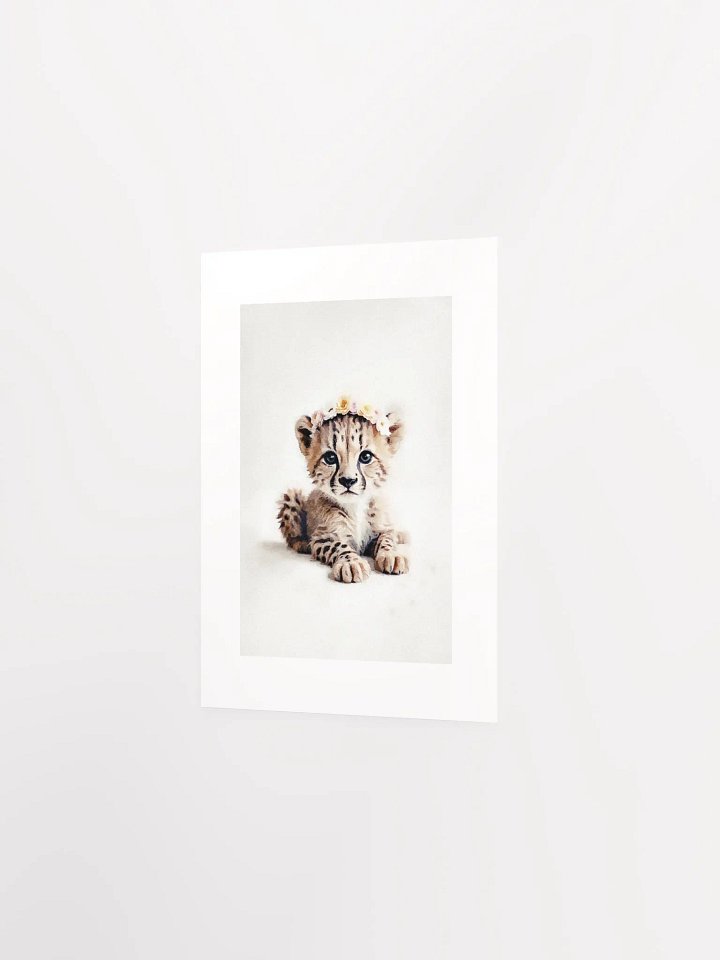 Cheetah Cub Passepartout Print product image (18)