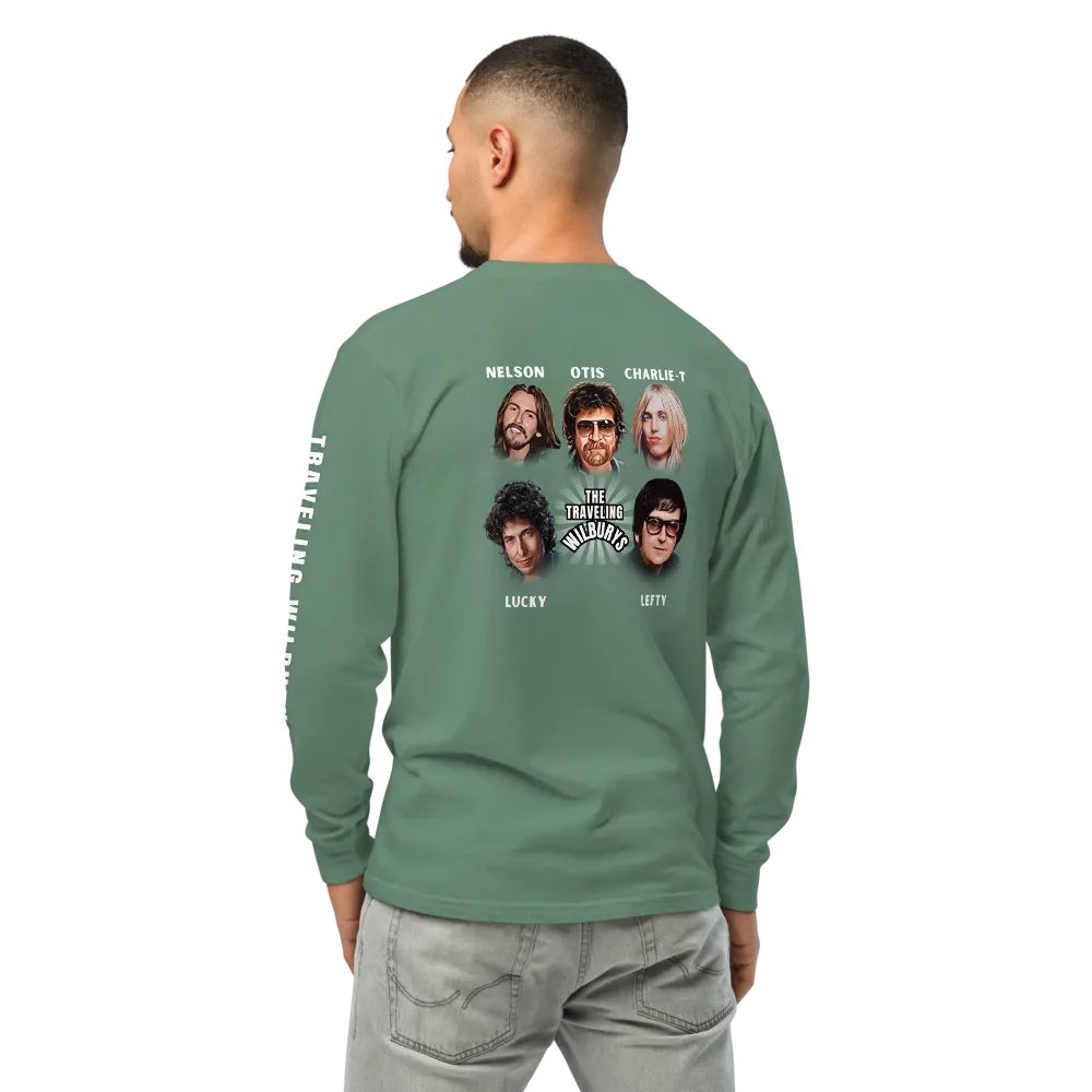 Traveling Wilburys All Five Members Long Sleeve T-Shirt product image (3)