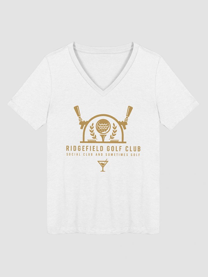 Ridgefield Golf Club Logo Women's V-Neck Tee product image (2)
