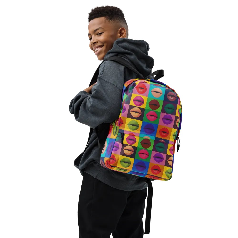 Pop Art Lips All-Over Backpack product image (7)
