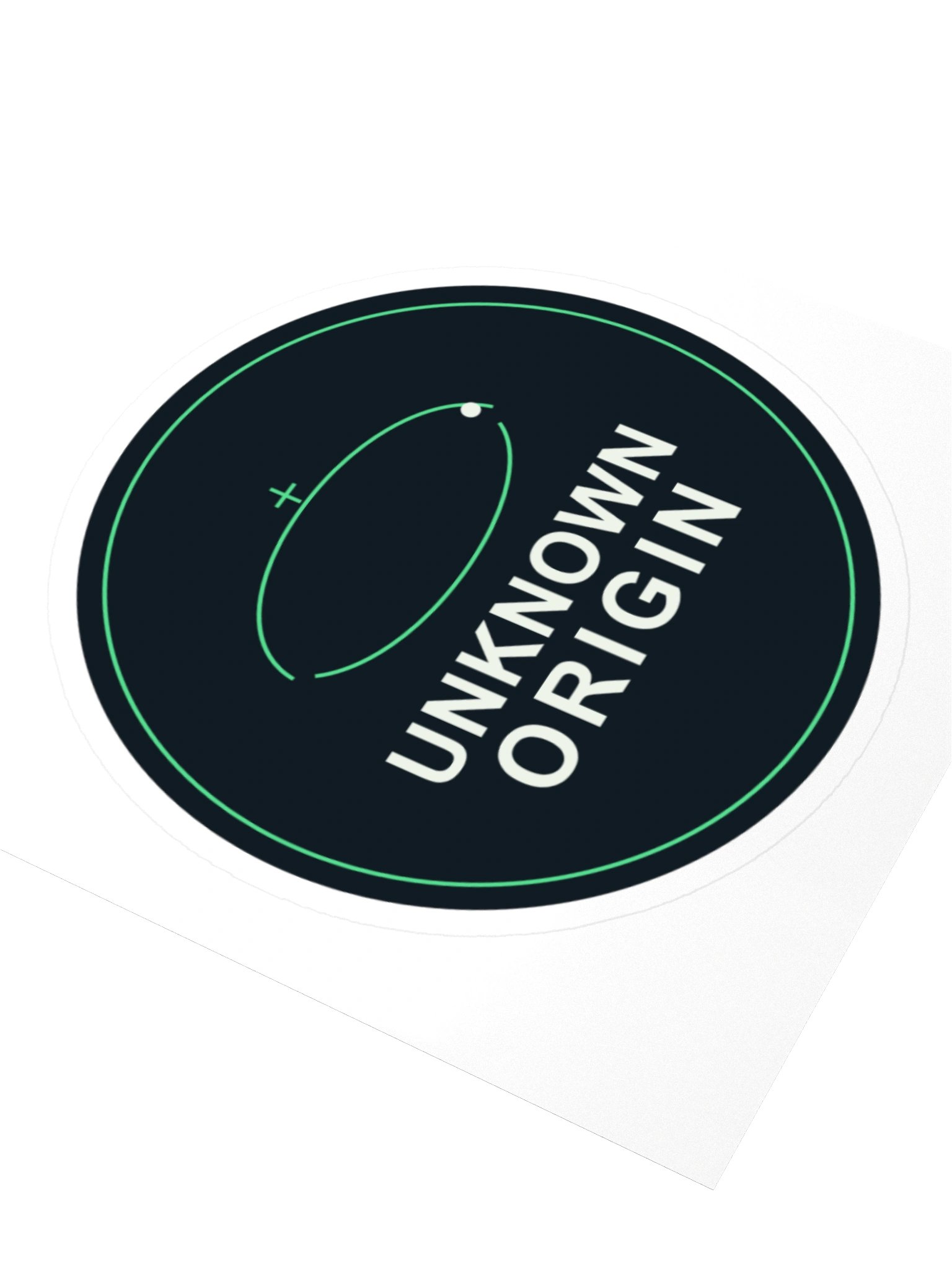 Unknown Origin — Orbit Badge Sticker product image (3)