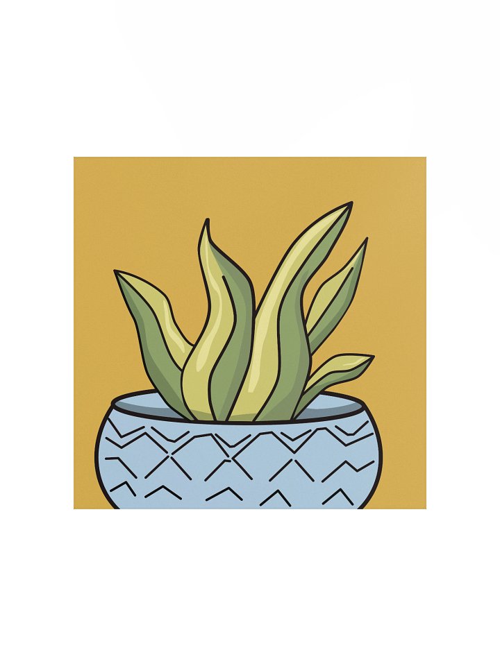 The Aloe Vera Design - Sunny Succulent Archival Poster product image (1)