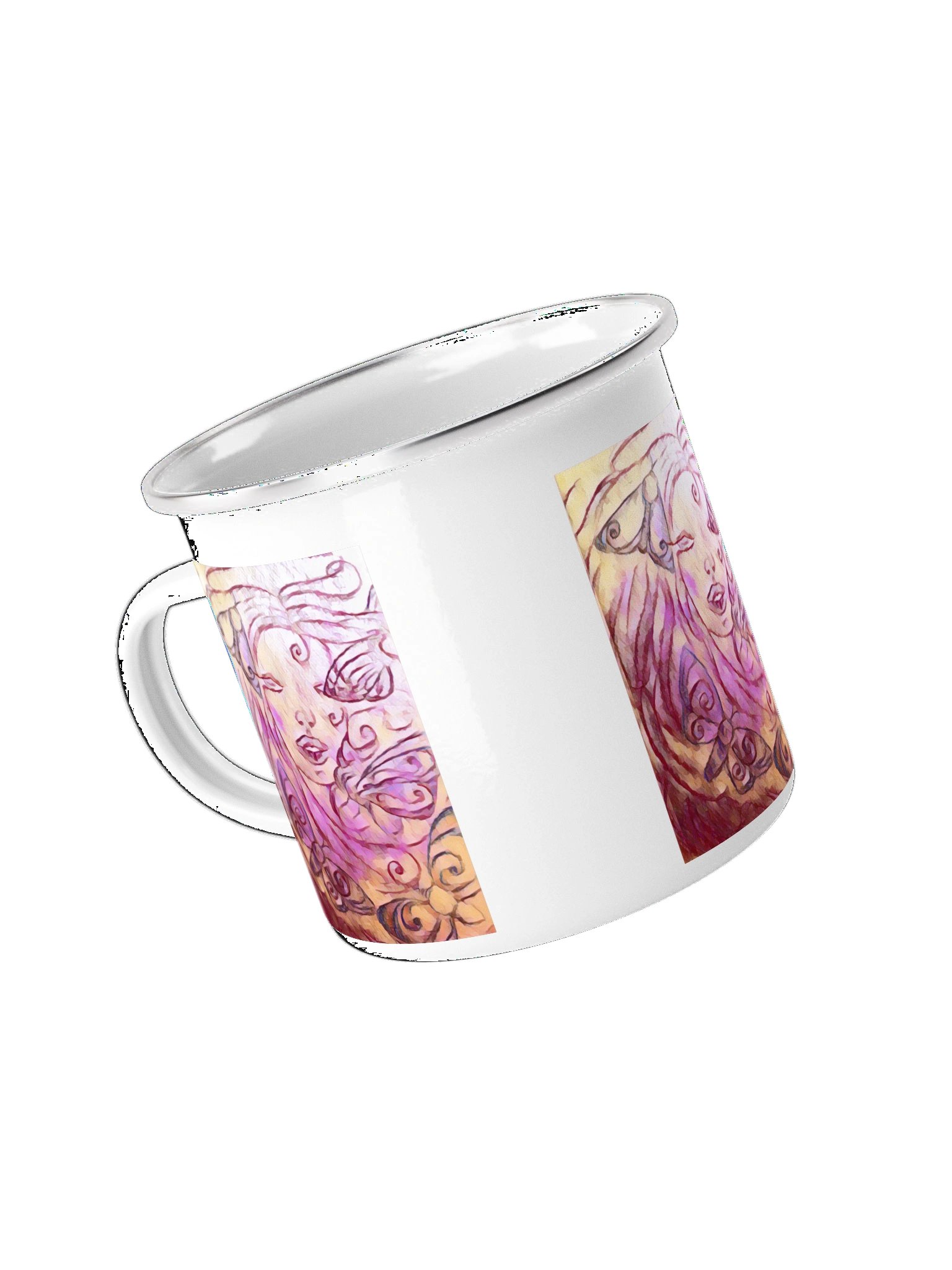 Rose Goddess Enamel Mug product image (4)