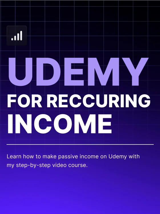 Udemy for Recurring Income product image (1)