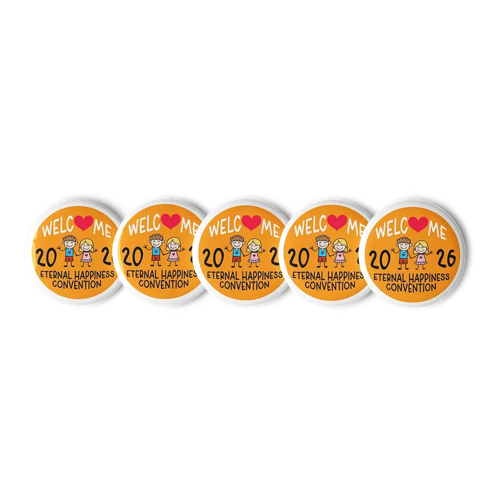 “Eternal Happiness” 2026 Convention Happy Kids Welcome Pin product image (2)