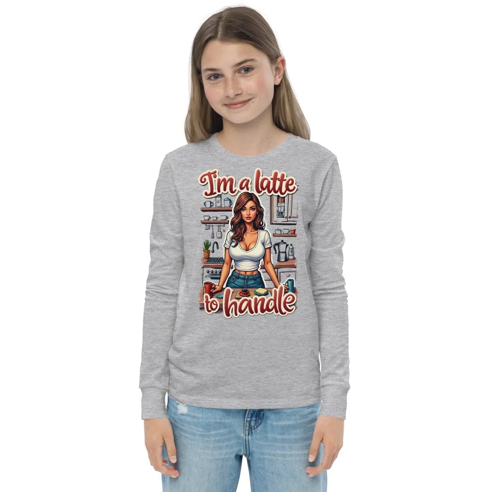 Latte Lover's Latte to Handle Long Sleeve Tee product image (4)