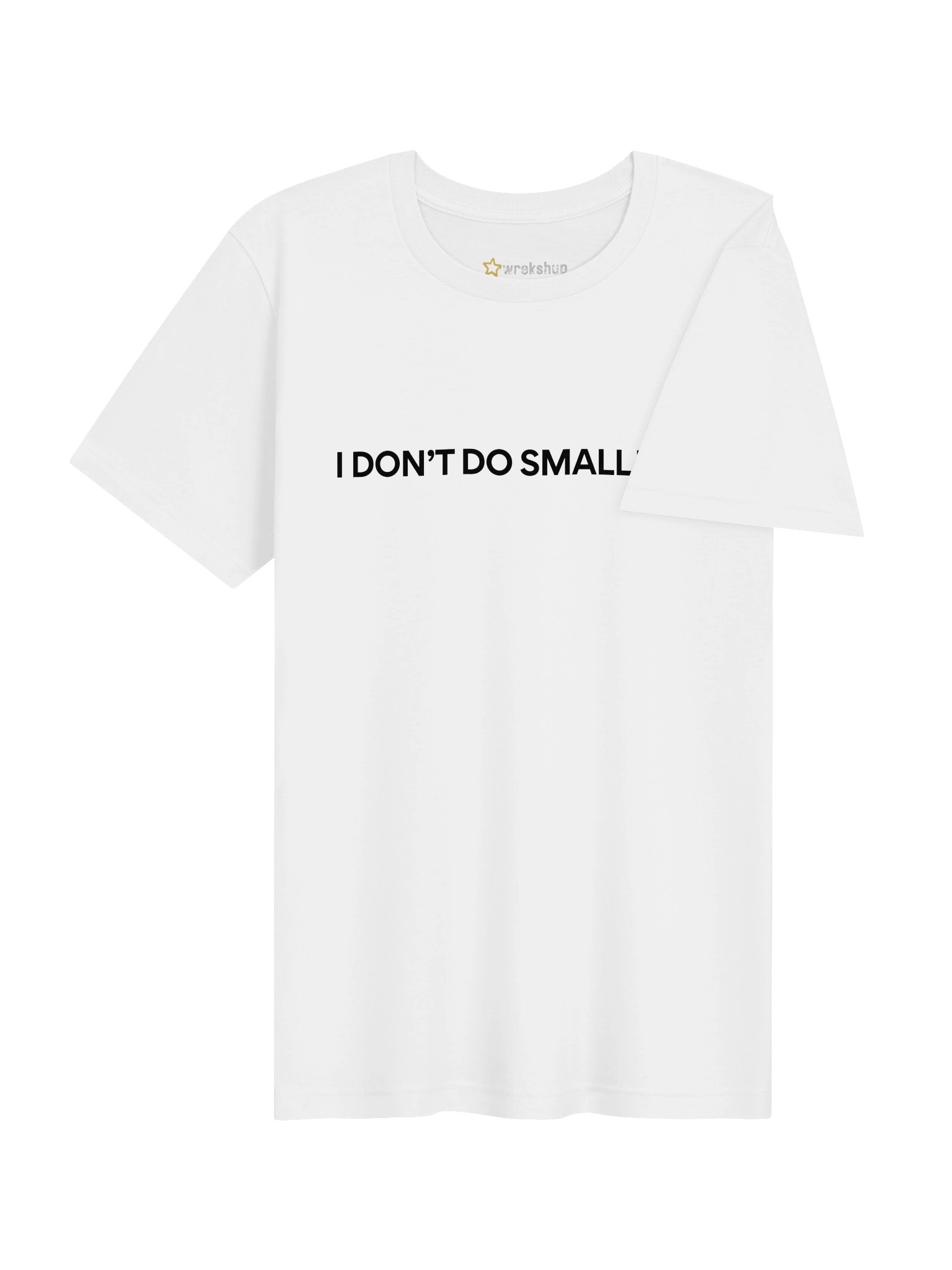 I Don’t Do Small Talk Tee - WHITE product image (4)