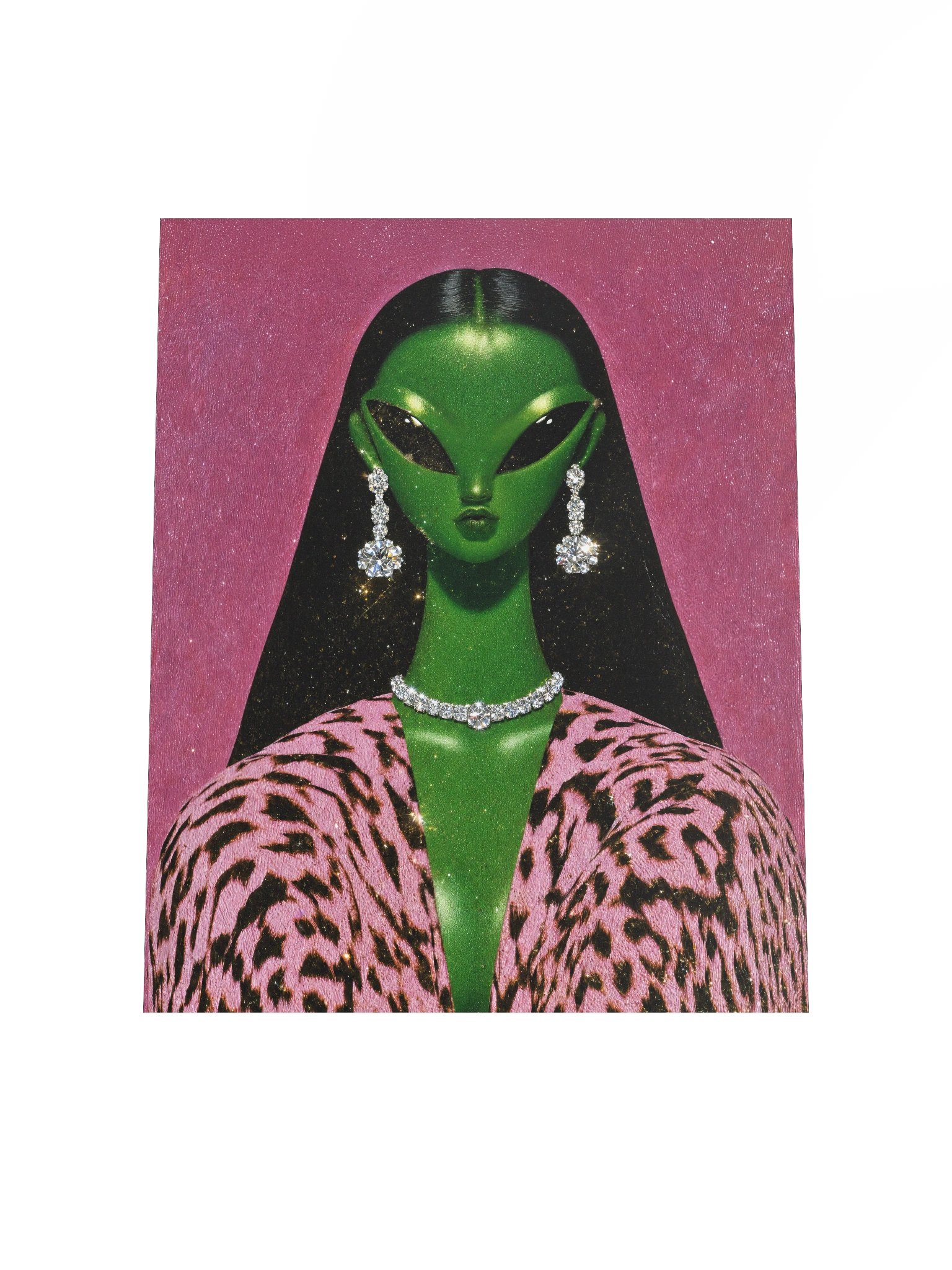 Sassy Alien Matte Paper Poster product image (4)