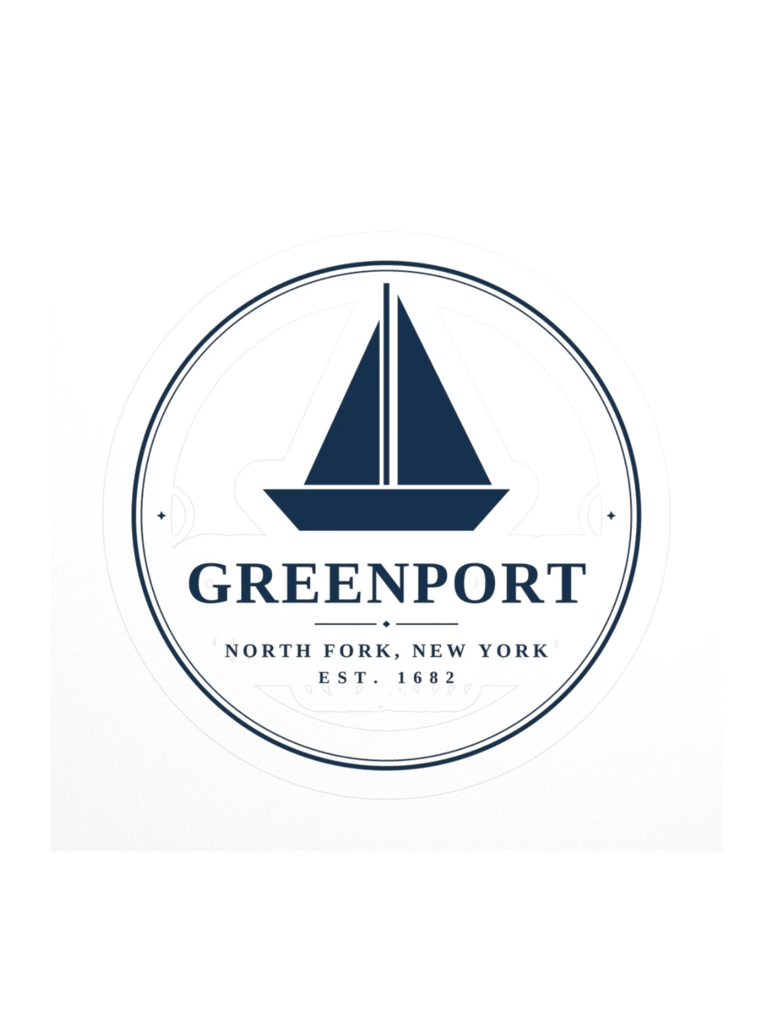Greenport Harbor Crest Sticker product image (1)