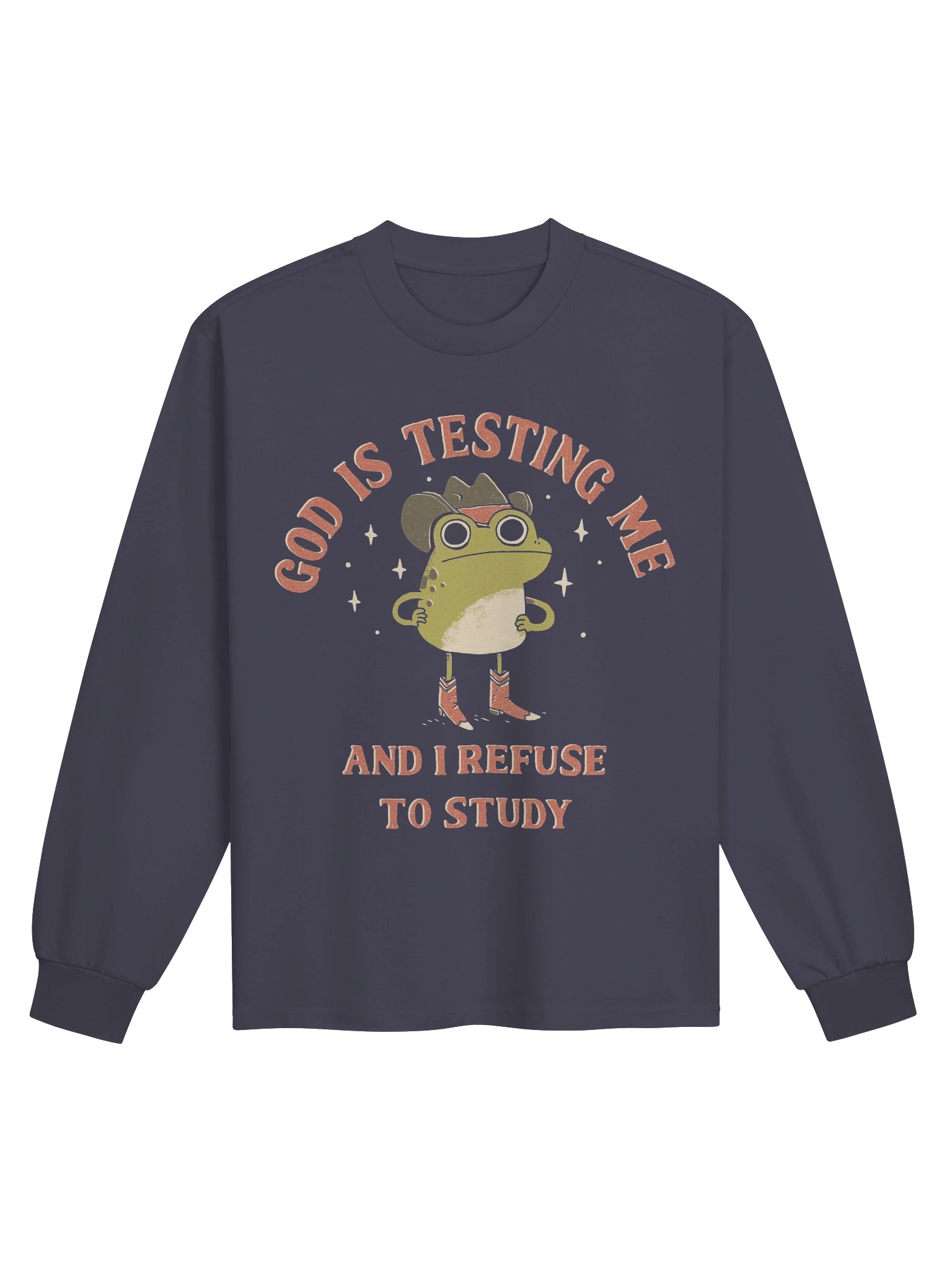 God Is Testing Me - ASC x BB Long Sleeve Tee product image (1)