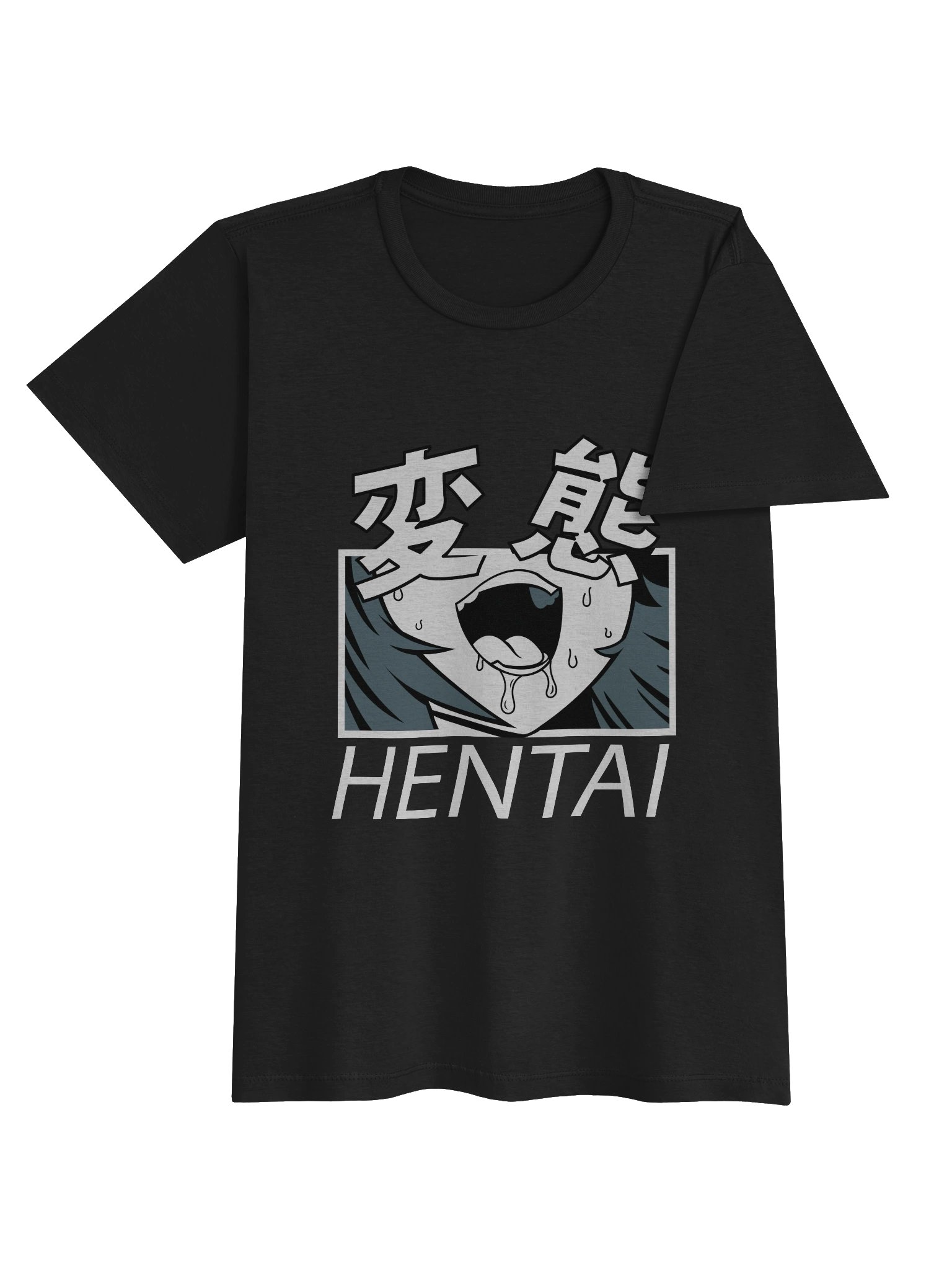 Hentai Kanji Women's Graphic Tee | Softstyle Anime Expression T-Shirt product image (3)