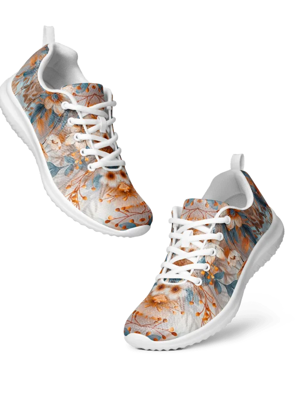 Floral Symphony: Symmetrische Damen-Sneaker Athletic Shoes product image (1)