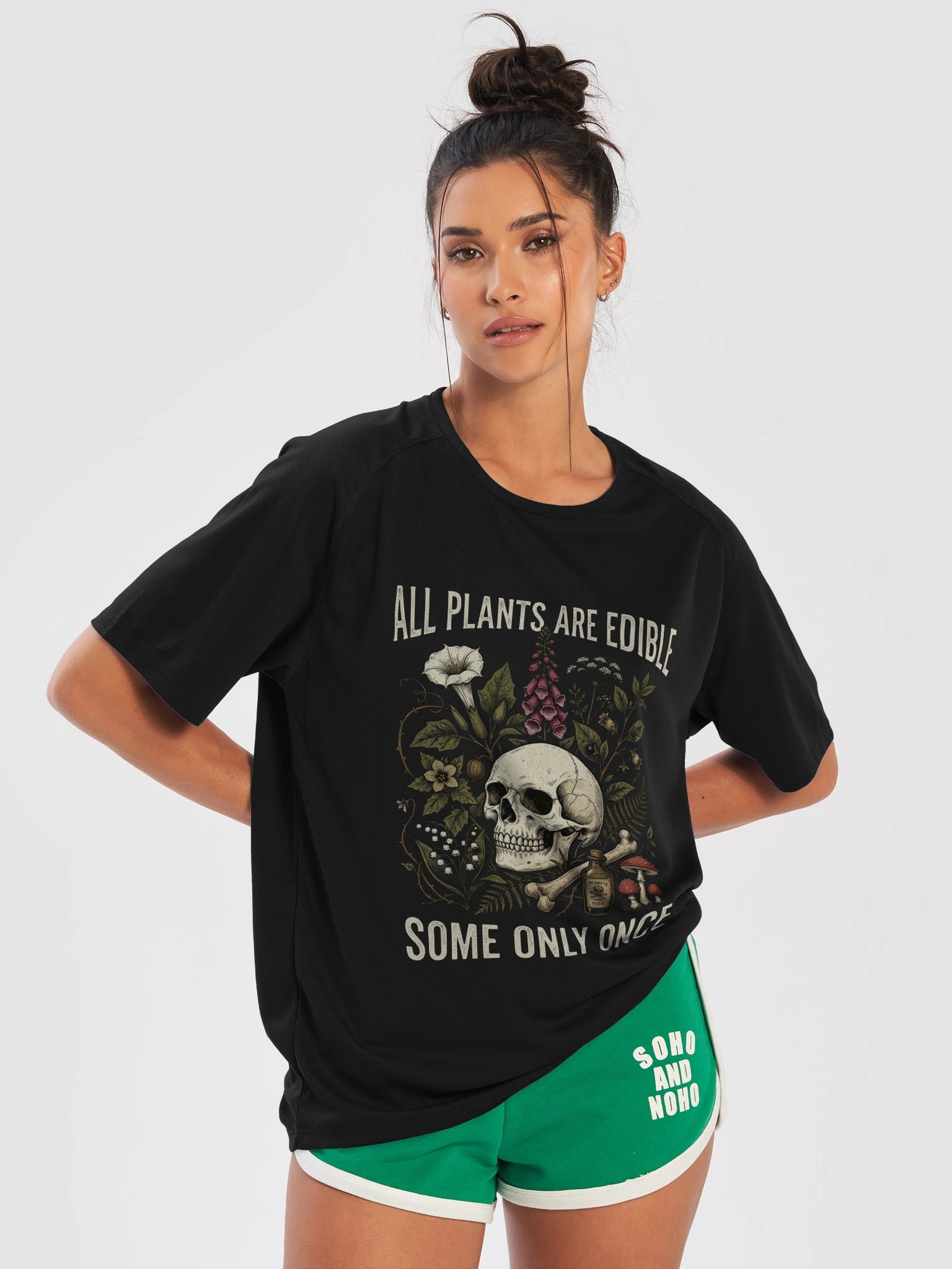 All Plants Are Edible… Some Only Once Vintage Skull T-Shirt product image (13)