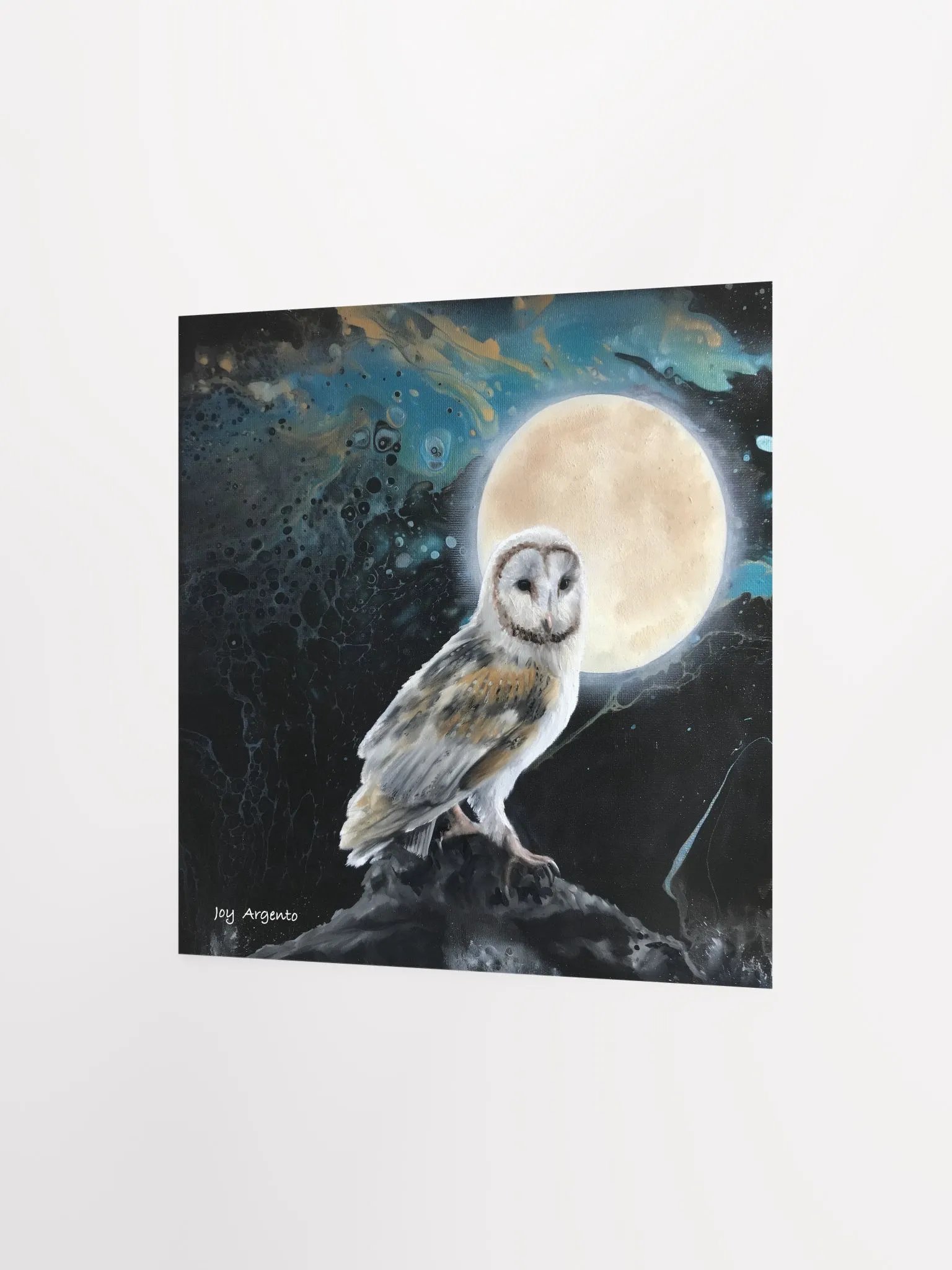 Owl and the Moon Print product image (2)