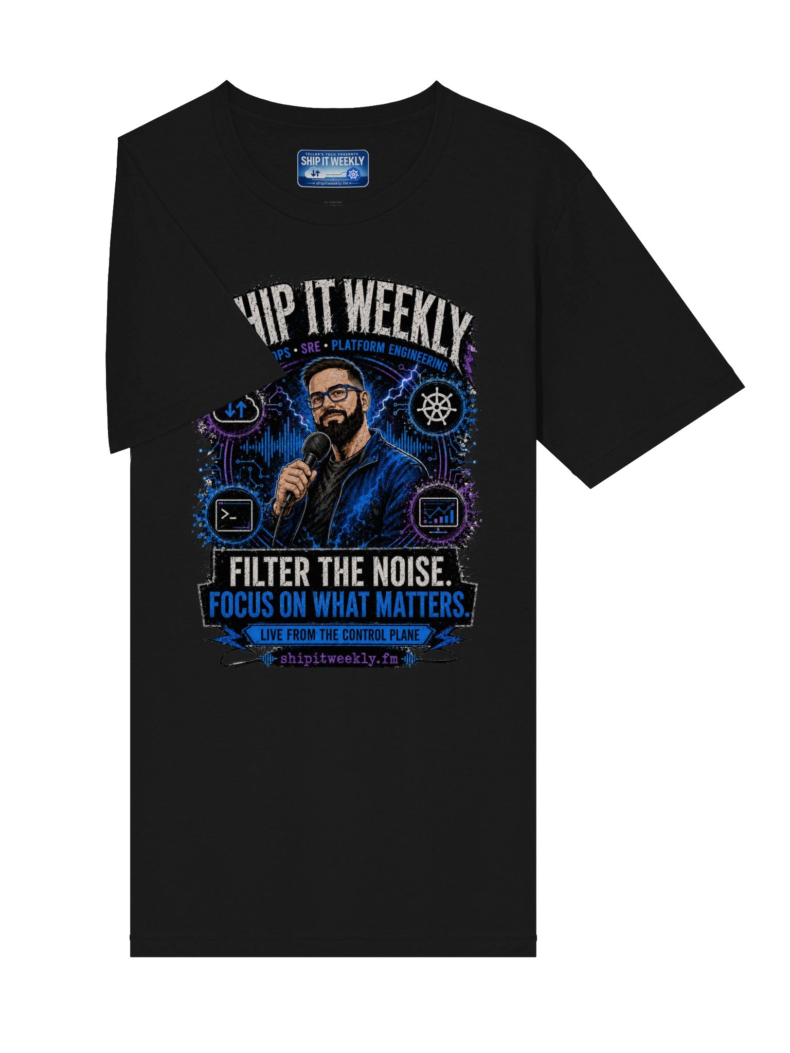 Ship It Weekly: Filter the Noise | Ship It Weekly DevOps Tee product image (25)