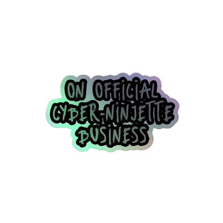 Official Cyber-Ninjette Business (Holo) product image (2)