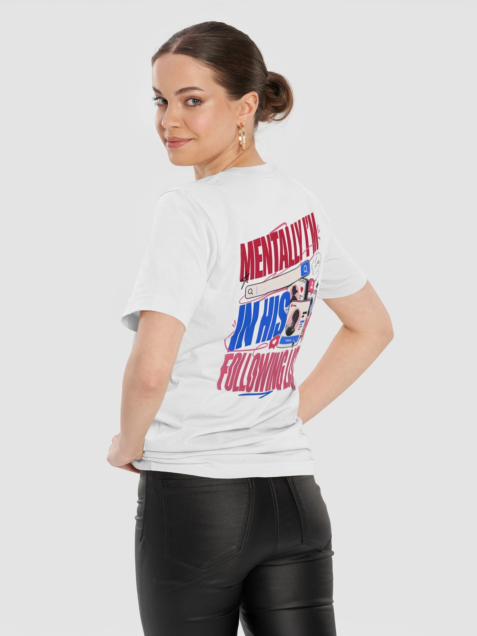 Mentally I'm in His Following List T-Shirt product image (5)
