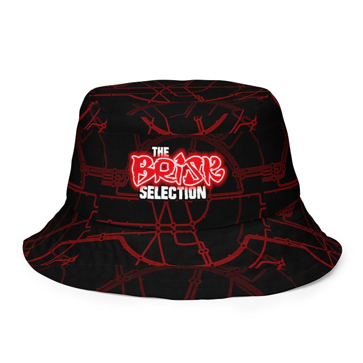The Brisk Selection Bucket Hat Neon Red Logo product image (2)