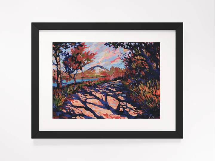 250809 Mount Errigal Poster Print. Framed product image (1)