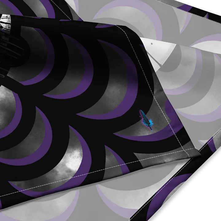 The Midnight Ink & Feather Bandana product image (4)