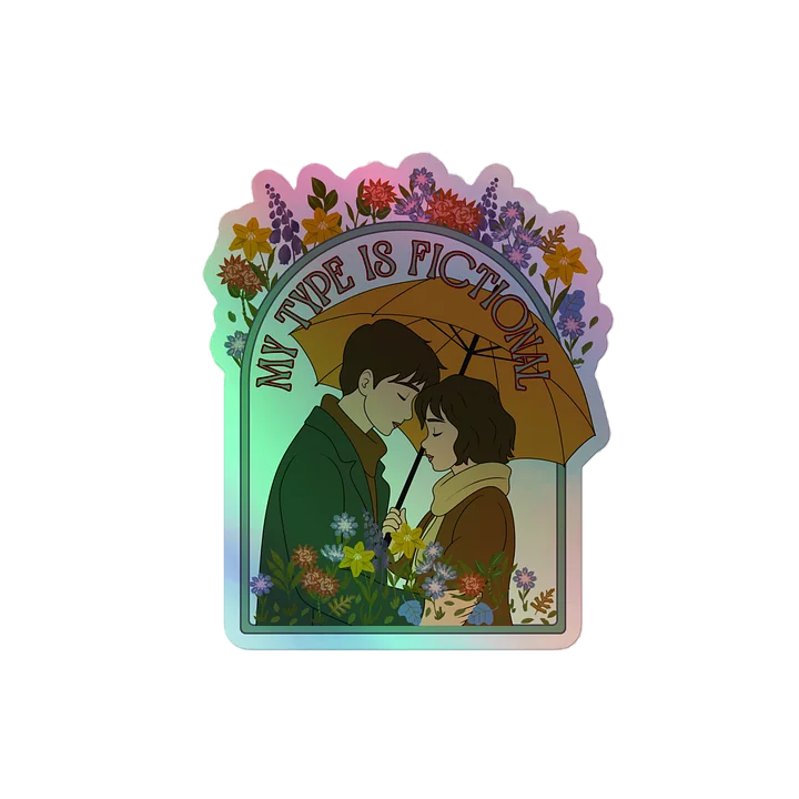 “My Type Is Fictional” – Cozy Literary Romance Art product image (2)